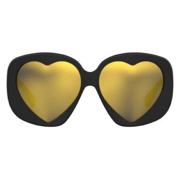 NWT Moschino Gold Mirror Sunglasses - Picture 2 of 2